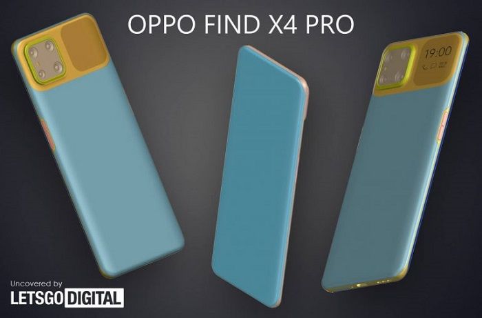 专利暗示OPPO或为FindX4Pro配备屏下摄像头和背部副显示屏
