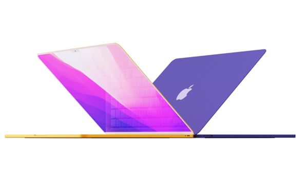 史无前例的设计！新款MacBookAir外形配置大曝光：白色刘海、8款颜色