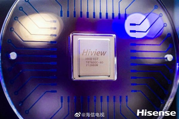 海信发布中国首颗全自研8KAI画质芯片：双路CPU