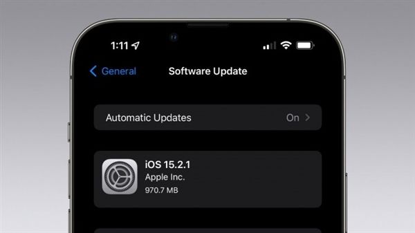 苹果发布iOS15.2.1：修复iPhone、iPad重要大漏洞