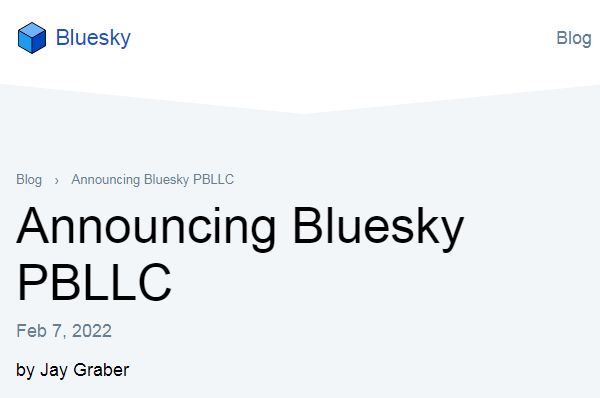 BlueskyPBLLC宣布成立致力推动去中心化社交网络发展