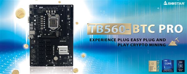 映泰发布TB560专用主板：一次带动12块显卡