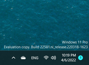 微软澄清Windows11Build22593桌面水印不影响系统激活状态