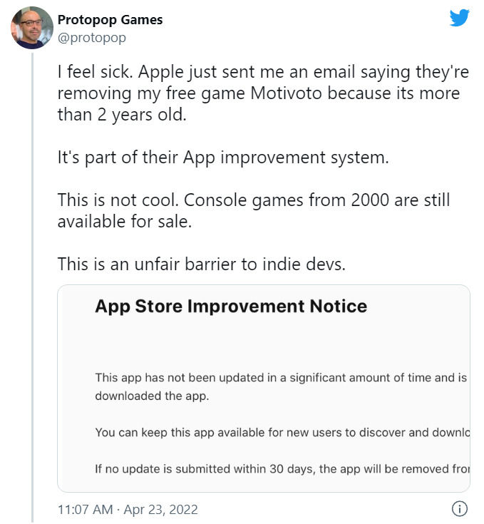 苹果AppStore有迹象正在大量删除不更新的应用