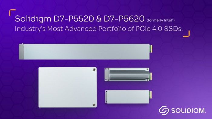 Solidigm发布D7-P5520与D7-P5620系列企业级PCIe4.0高性能SSD