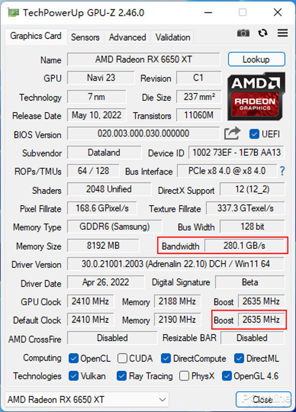 amdradeonrx6650xt首发评测核心显存提速的甜品游戏卡