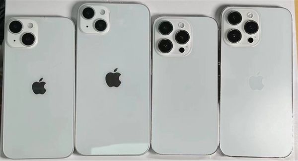 预计8月初量产iPhone14全系机模曝光：后摄模组变化不大