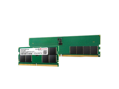 Transcend推出面向商用与个人计算机的DDR5内存新品