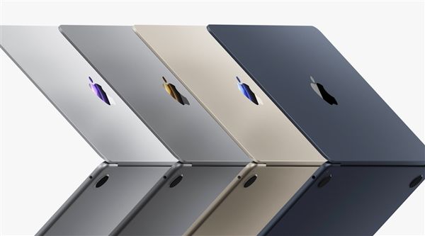 苹果发布全新MacBookAir笔记本：升级M2、外观大改、MagSafe回归