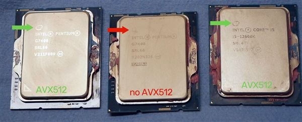 Intel12代酷睿无情封杀AVX-512指令集：看一眼LOGO就知道了