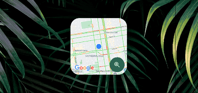 Google地图新增Android小部件可以显示周围实时交通情况