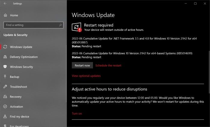 微软确认Windows102022年6月更新中的错误破坏了Wi-Fi热点功能