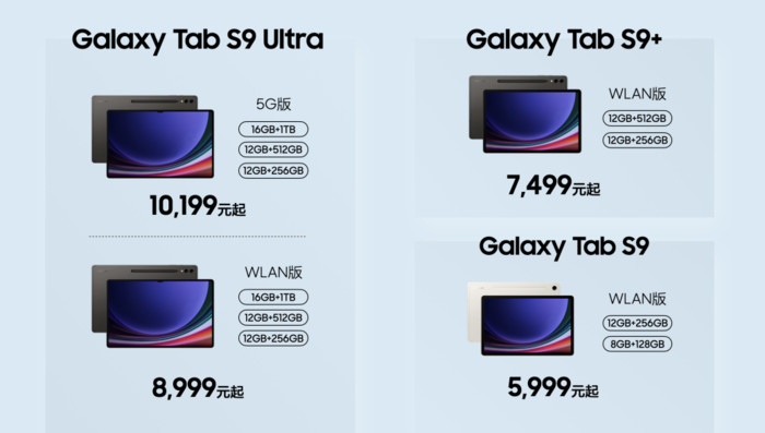 三星Galaxy Tab S9系列：升级生产力与娱乐体验的新巅峰