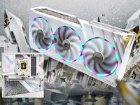 技嘉Z790+RTX 4080 SUPER神秘黄金板卡曝光：纯白旗舰 极限频率
