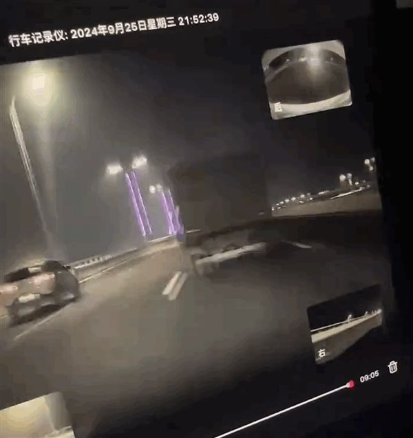 车主曝被特斯拉救了一命 时速170km／h自动打方向盘避开大货车