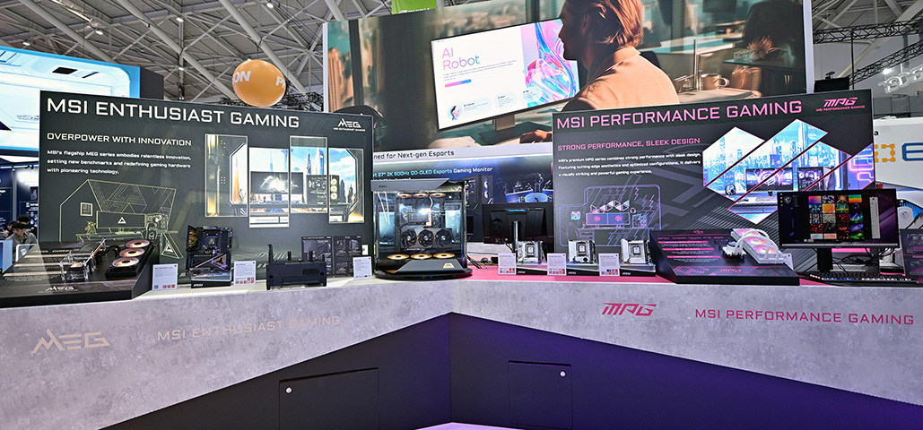 微星COMPUTEX 2025展出盛况：AI驱动硬件创新与游戏体验的盛宴
