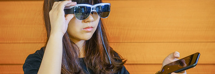 影创Air评测:颜值和显示效果超谷歌的双目AR眼镜