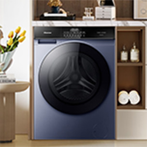 海信（Hisense）滚筒洗衣机全自动 10公斤洗烘一体ACT全时活水 超薄嵌入 蒸汽除菌除螨 以旧换新 HD100DSE12F