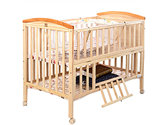 gb好孩子 多功能婴儿床环保实木拼接床