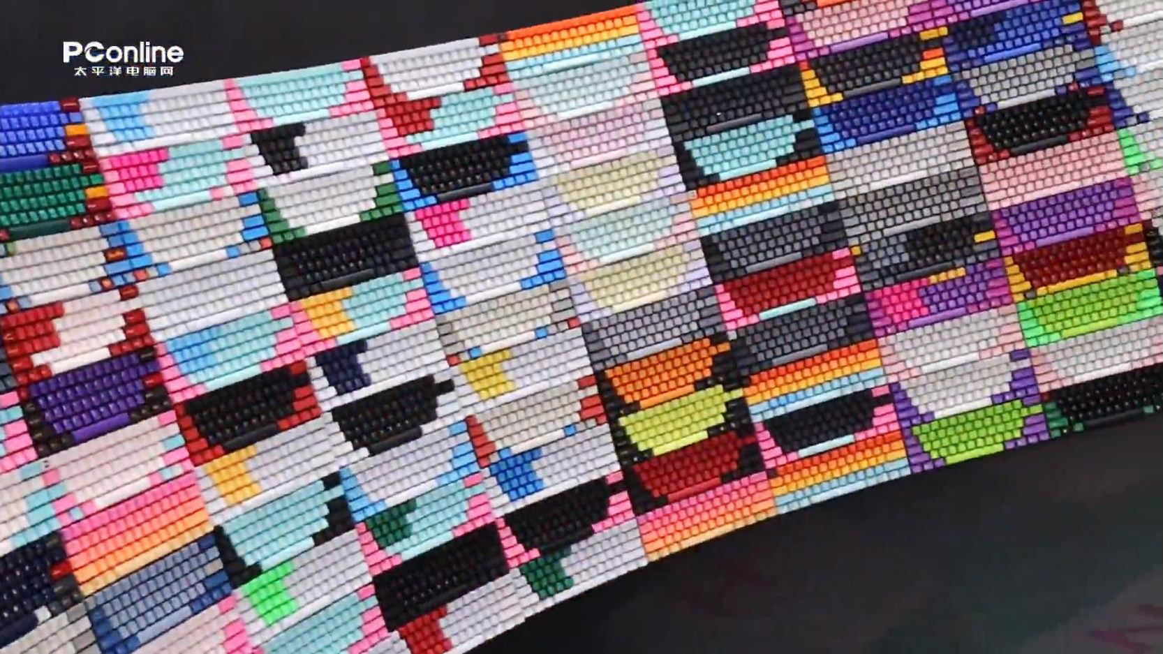 2019年台北电脑展精彩看点：彩虹键盘墙你有见过吗